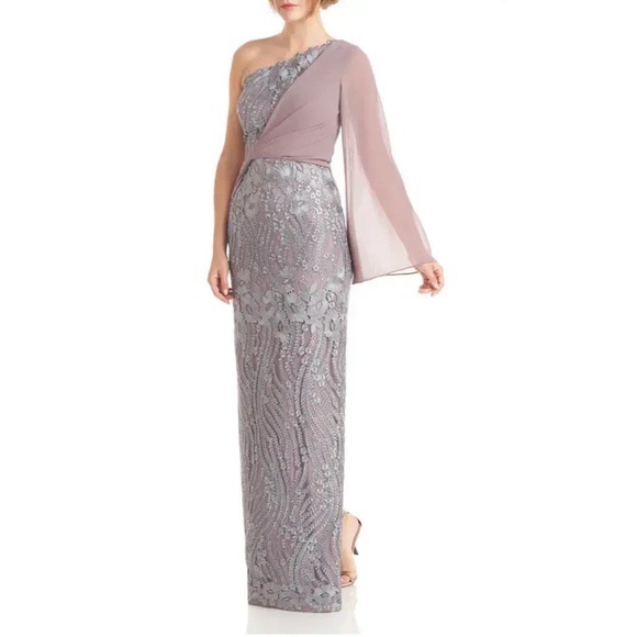 JS Collections like new Nordstrom Amari One-Shoulder Evening Gown JS COLLECTIONS - Picture 15 of 17